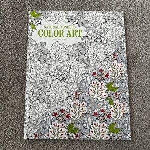 NEW Leisure Arts Natural Wonders Color Art Coloring Book